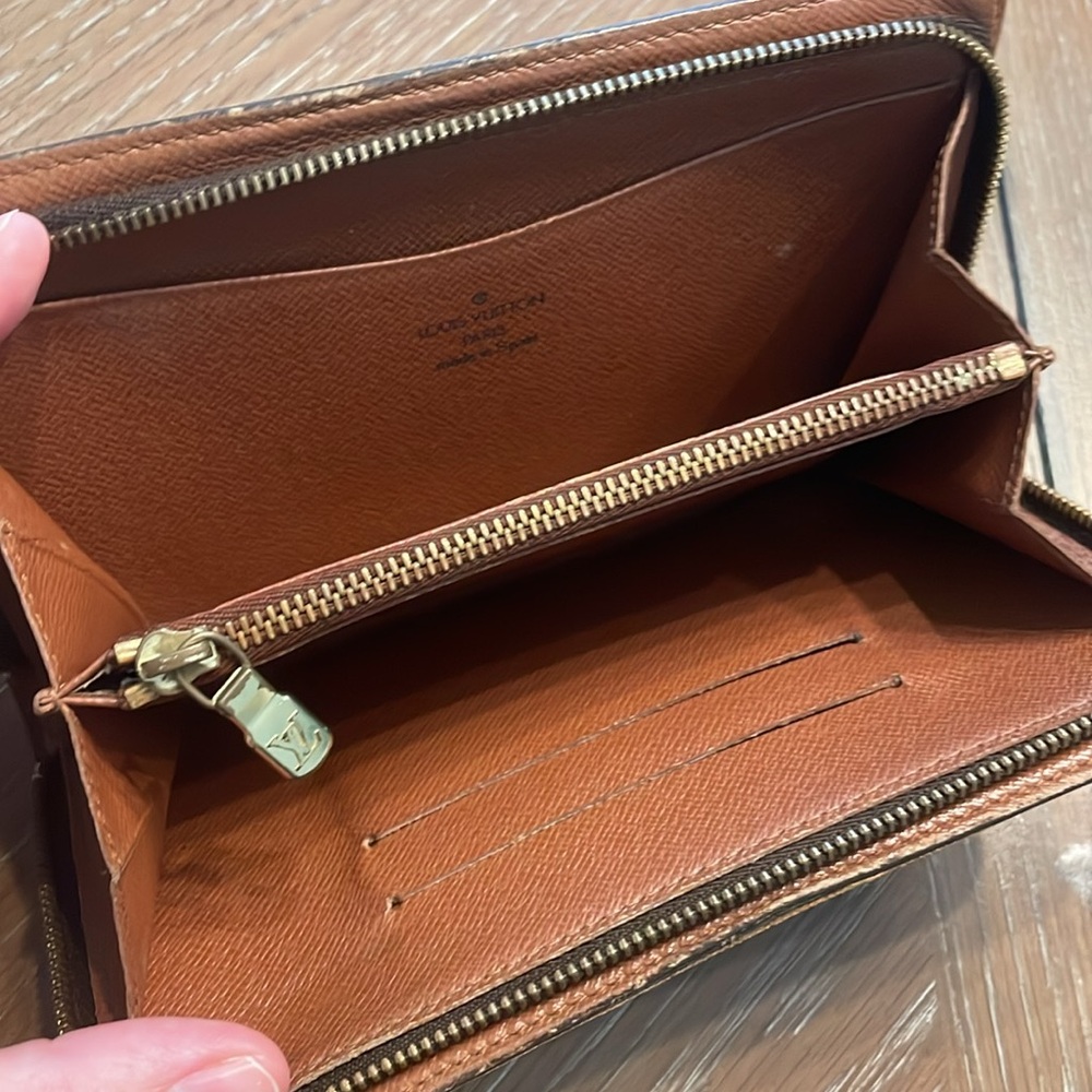 LOUIS VUITTON - set of 2 wallets - zip monogram long wallet and key holder - Picture 3 of 8